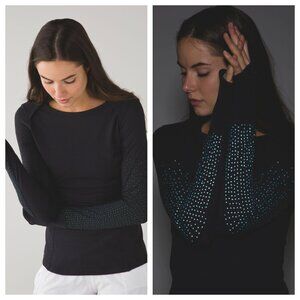 Lululemon Kanto Catch Me Long Sleeve *Reflective - Size 12